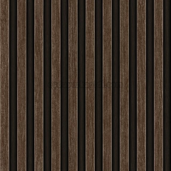 Adawall Omega Siyah Kahverengi Ahşap Lambiri Desenli 23211-4 Duvar Kağıdı 16.50 M²