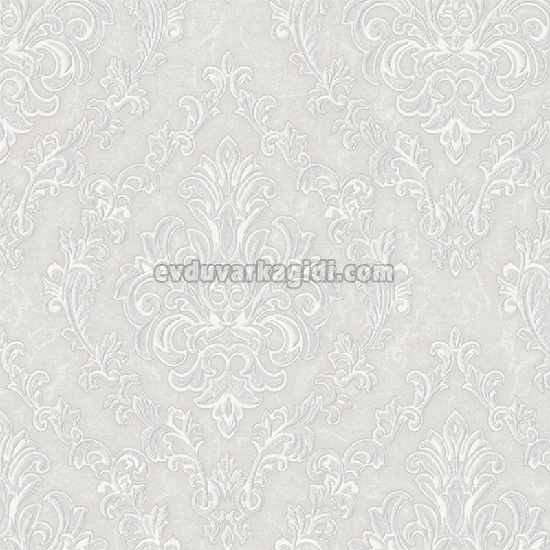 Adawall Dante Gri Motifli Damask Desenli 1405-2 Duvar Kağıdı 10.60 M²