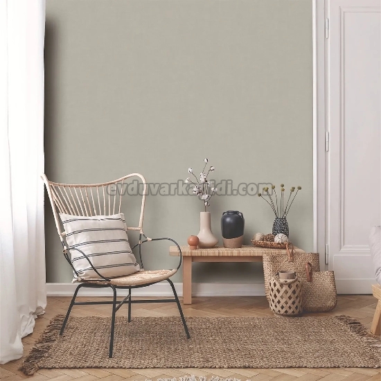 Duka Motto Linen Koyu Bej Modern Düz Desenli 28333-7 Duvar Kağıdı 10.60 M²