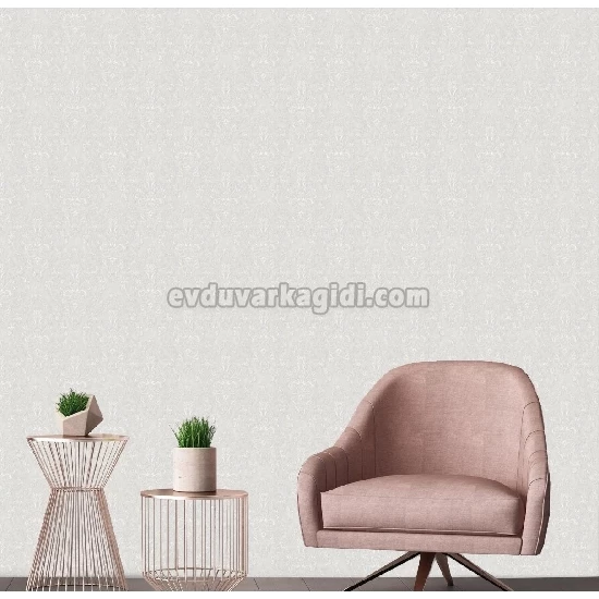 Adawall Dante Gri Motifli Damask Desenli 1405-2 Duvar Kağıdı 10.60 M²