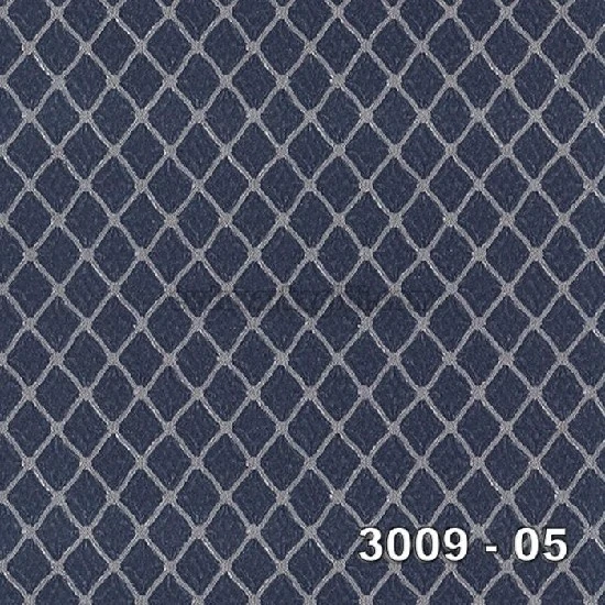 Decowall Armani Lacivert Gri Retro Geometrik Baklava Desenli 3009-05 Duvar Kağıdı 16.50 M²