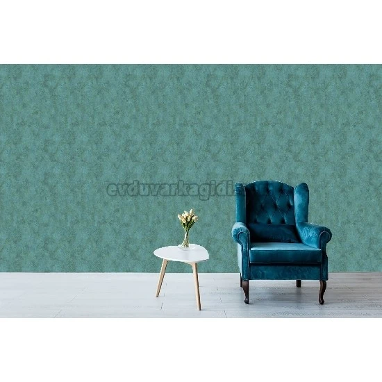 Bella Wallcoverings Yeşil Düz Desenli YG31906 Duvar Kağıdı 16.50 M²