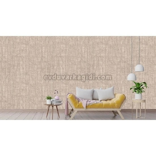 Decowall Orlando Koyu Krem Dokulu Damarlı Çizgi Desenli 1511-02 Duvar Kağıdı 16.50 M²