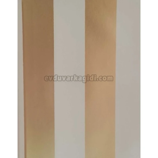 Golden Black Krem Gold Çizgili Desenli 41153 Duvar Kağıdı 16.10 M²