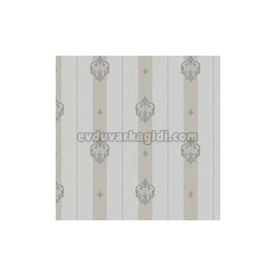 Adawall Seven Gri Zemin Süslemeli Çizgi Desenli 7804-3 Duvar Kağıdı 16.50 M²