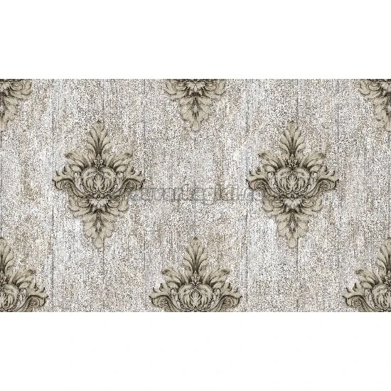 Bella Wallcoverings Gri Kahve Damask Desenli RS75133 Duvar Kağıdı 16.50 M²