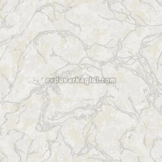 Adawall Vera Beyaz Damarlı Mermer Desenli 1503-1 Duvar Kağıdı 16.50 M²