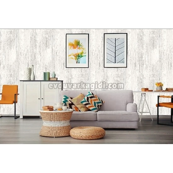 Bella Wallcoverings Krem Kahve Eskitme Desenli YG30601 Duvar Kağıdı 16.50 M²