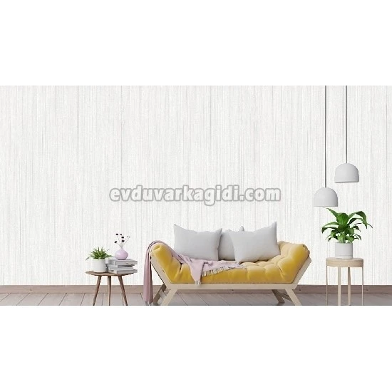 Decowall Orlando Beyaz Bej Düz Yağmur Desenli 1508-07 Duvar Kağıdı 16.50 M²