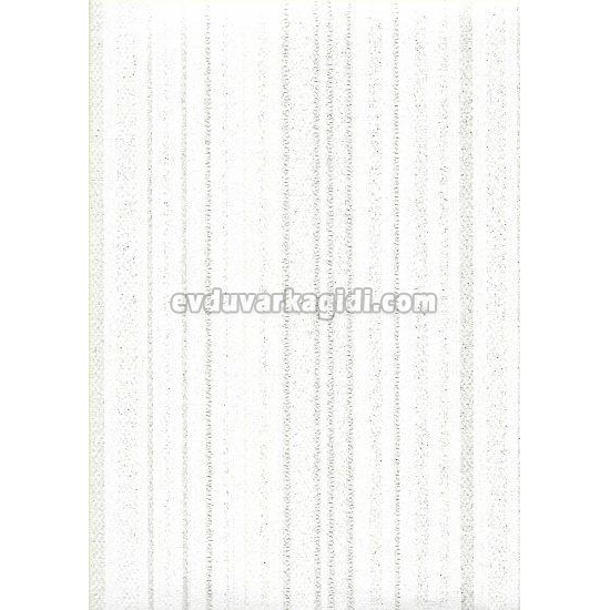 Livart Genesis Beyaz Modern Çizgi Desenli 666-101 Duvar Kağıdı 16.50 M²