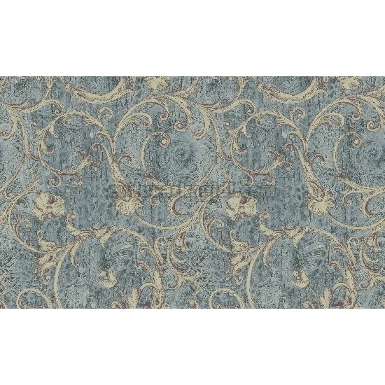 Bella Wallcoverings Yeşil Eskitme Zemin Gold Motif Desenli YG32405 Duvar Kağıdı 16.50 M²