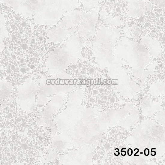 Decowall Tudor Krem Açık Gri Soyut Taş Mermer Desenli 3502-05 Duvar Kağıdı 16.50 M²