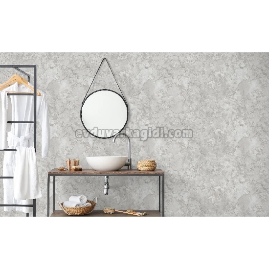 Adawall İcon Gümüş Gri Mermer Desenli 24109-1 Duvar Kağıdı 16.50 M²