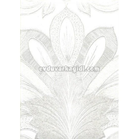 Livart Genesis Gri Beyaz Damask Desenli 710-3 Duvar Kağıdı 16.50 M²