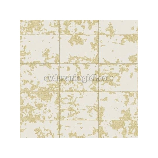 Ugepa (fransız) Hexagone 3 Boyutlu Soyut Metalik Görünümlü Beyaz Geometrik Desenli L62600 Duvar Kağıdı 5 M²