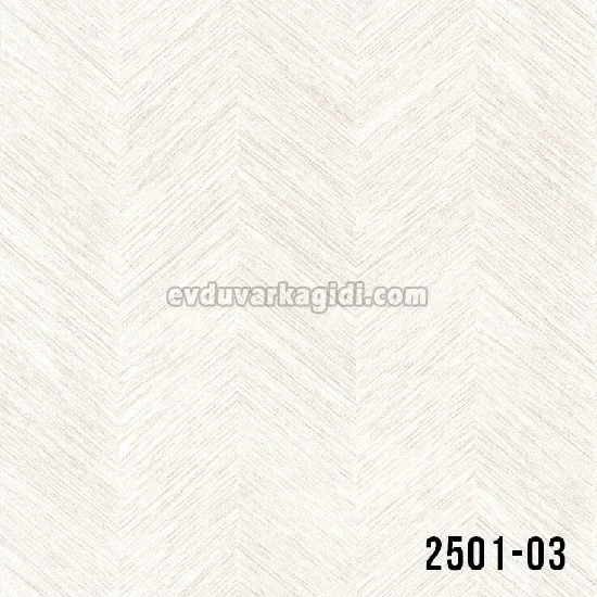 Decowall Odessa Beyaz Çizgi Desenli 2501-03 Duvar Kağıdı 16,50 M2