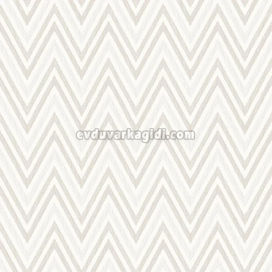 Adawall Vera Beyaz Modern Zigzag Desenli 1509-1 Duvar Kağıdı 16.50 M²