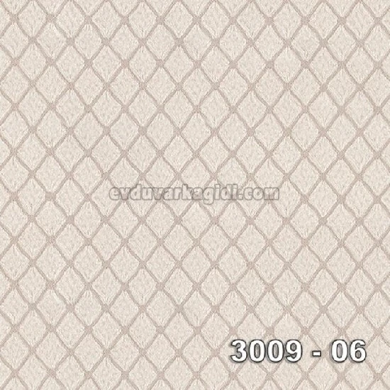 Decowall Armani Krem Pudra Retro Geometrik Baklava Desenli 3009-06 Duvar Kağıdı 16.50 M²