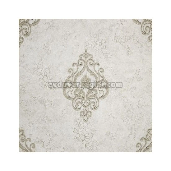 Golden Forever Krem Kahve Damask Desenli 19187 Duvar Kağıdı 5 M²