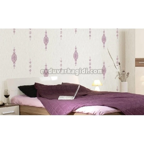 Decowall Armani Pembe Damask Desenli 3001-01 Duvar Kağıdı 16.50 M²