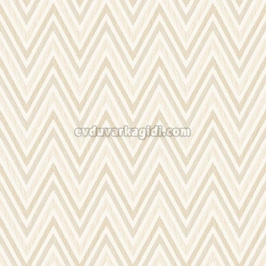 Adawall Vera Krem Modern Zigzag Desenli 1509-2 Duvar Kağıdı 16.50 M²