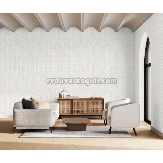 Adawall Icon Açık Gri Modern Geometrik Desenli 24102-1 Duvar Kağıdı 16.50 M²
