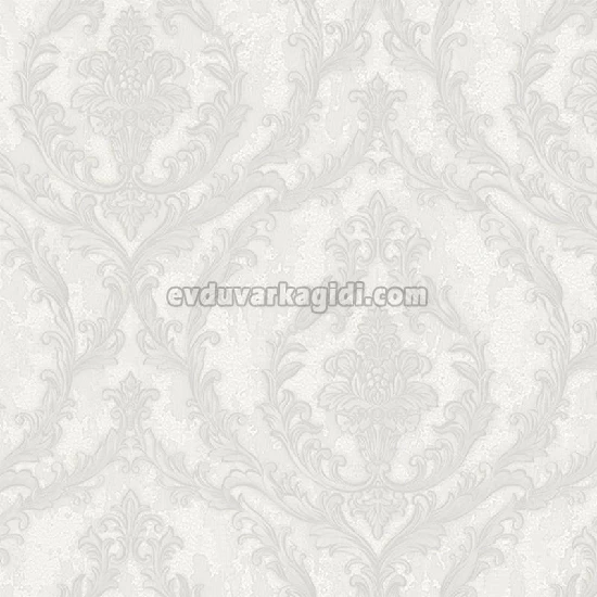 Adawall Dante Beyaz Damask Desenli 1401-1 Duvar Kağıdı 10.60 M²