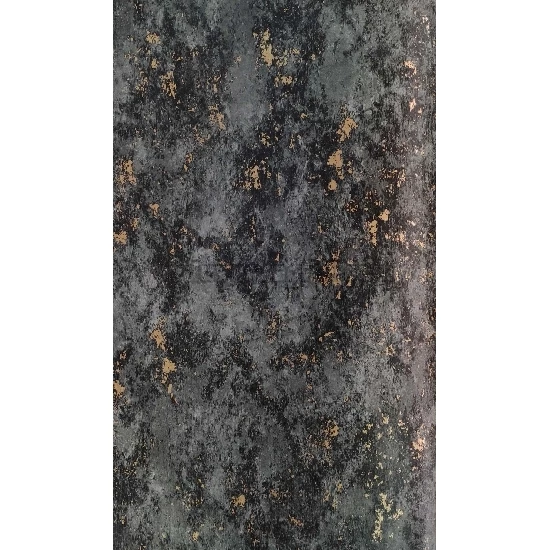 Golden Black Siyah Gri Gold Eskitme Beton Sıva Desenli 41195 Duvar Kağıdı 16.10 M²