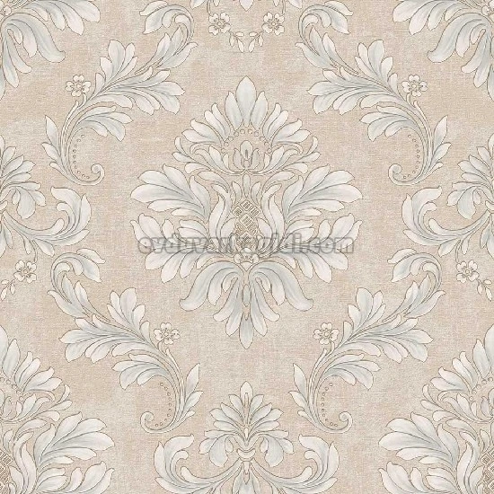 Duka Novelty Yeşil Krem Modern Damask Desenli 11151-3 Duvar Kağıdı 16.50 M²