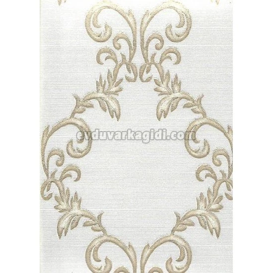 Livart Genesis Krem Gold Damask Desenli 3002-1 Duvar Kağıdı 16.50 M²