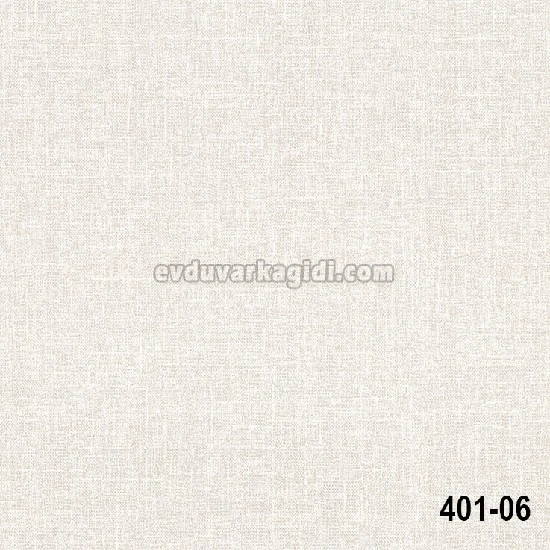Decowall Maki Krem Kumaş Keten Düz Desenli 401-06 Duvar Kağıdı 16.50 M²