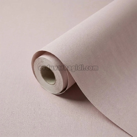 Duka Motto Linen Pudra Modern Düz Desenli 28333-9 Duvar Kağıdı 10.60 M²