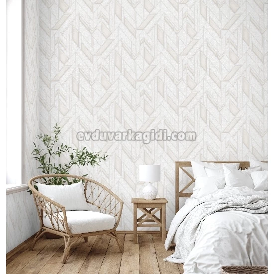 Adawall Icon Gri Açık Bej Modern Minimal Geometrik Desenli 24113-1 Duvar Kağıdı 16.50 M²