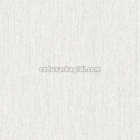 Duka Novelty Beyaz Gümüş Düz Desenli 11134-1 Duvar Kağıdı 16.50 M²