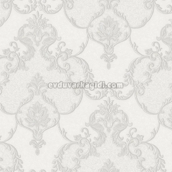 Adawall Dante Açık Gri Damask Desenli 1403-2 Duvar Kağıdı 10.60 M²