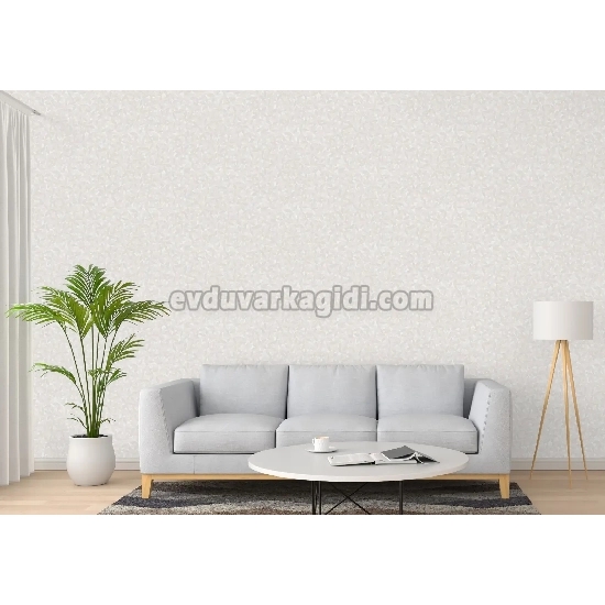 Adawall Muse Açık Krem Vizon Yaprak Desenli 25109-1 Duvar Kağıdı 16.50 M²