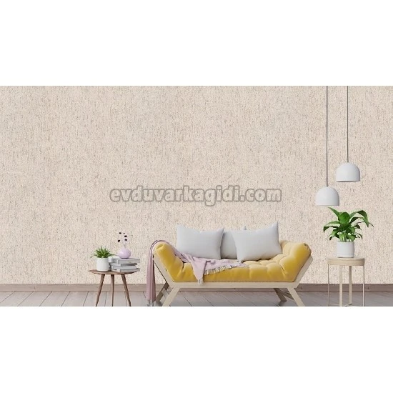 Decowall Orlando Bej Dokulu Düz Desenli 1512-01 Duvar Kağıdı 16.50 M²