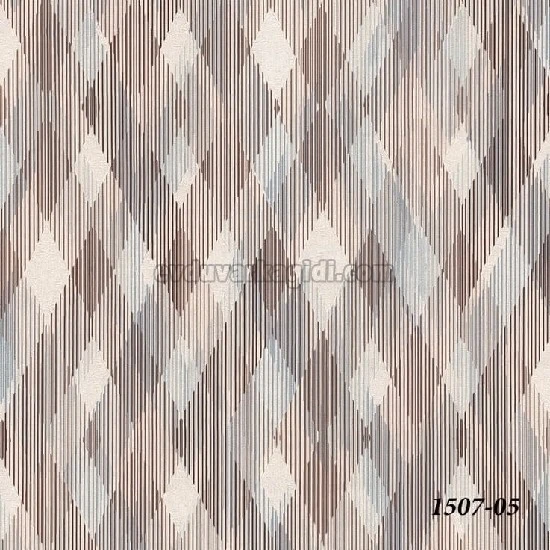 Decowall Orlando Kahve Krem Geometrik Baklava Desenli 1507-05 Duvar Kağıdı 16.50 M²