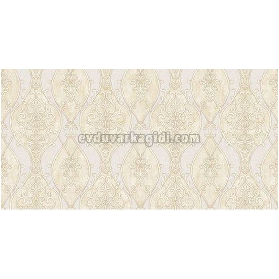 Ottoman Wallcoverings Krem Zemin Bej Motifler Klasik Desenli YG30901 Duvar Kağıdı 16.50 M²