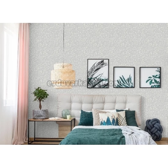 Adawall Vera Açık Gri Modern Geometrik Desenli 1512-2 Duvar Kağıdı 16.50 M²