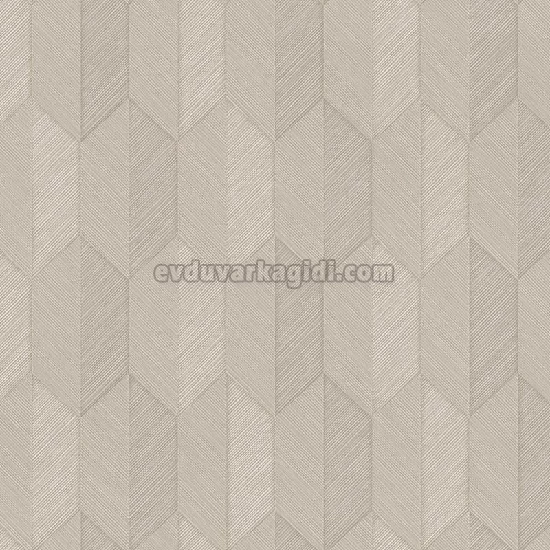 Adawall Vera Koyu Krem Modern Geometrik Desenli 1501-3 Duvar Kağıdı 16.50 M²