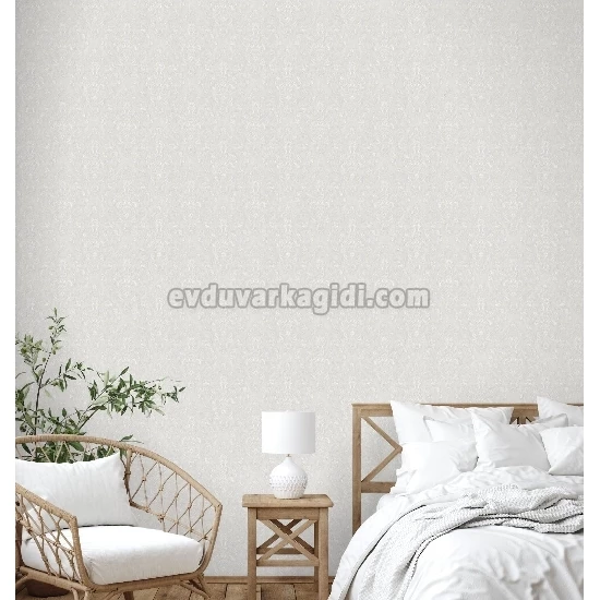 Adawall Dante Gri Motifli Damask Desenli 1405-2 Duvar Kağıdı 10.60 M²