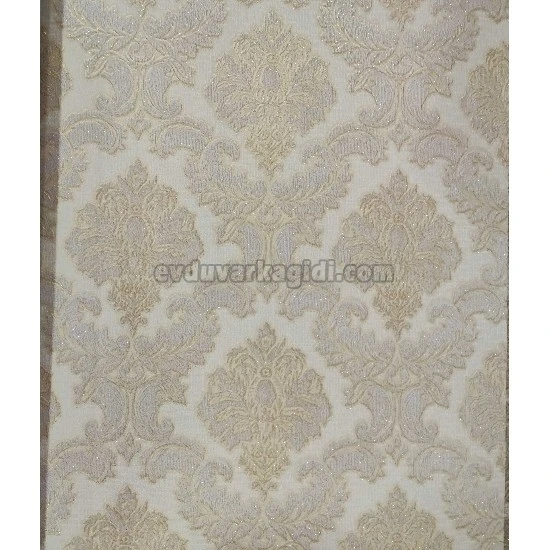 Maxwall Cappadocia Krem Sarı Klasik Motifli Damask Desenli 42-001 Duvar Kağıdı 16.50 M²