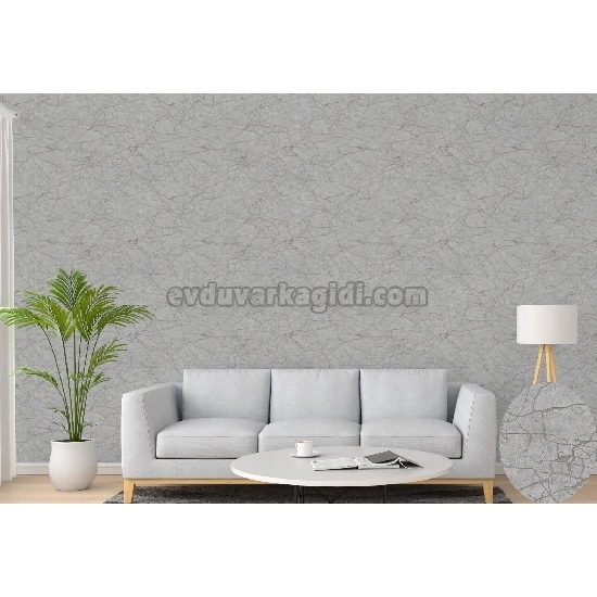 Adawall Roka Gri Asimetrik Çizgi Desenli 23107-4 Duvar Kağıdı 16.50 M²