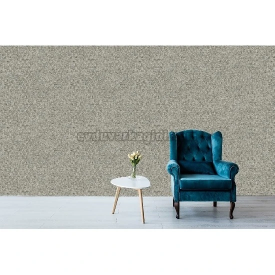 Adawall Seven Koyu Gri Keten Kumaş Dokulu Düz Desenli 7816-4 Duvar Kağıdı 16.50 M²