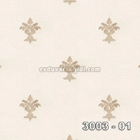 Decowall Armani Krem Bej Klasik Desenli 3003-01 Duvar Kağıdı 16.50 M²