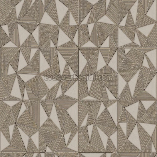 Adawall Omega Kahverengi Modern Geometrik Desenli 23204-4 Duvar Kağıdı 16.50 M²