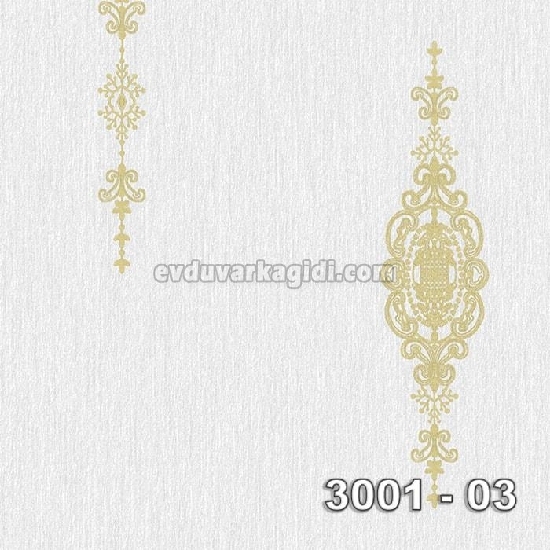 Decowall Armani Krem Damask Desenli 3001-03 Duvar Kağıdı 16.50 M²