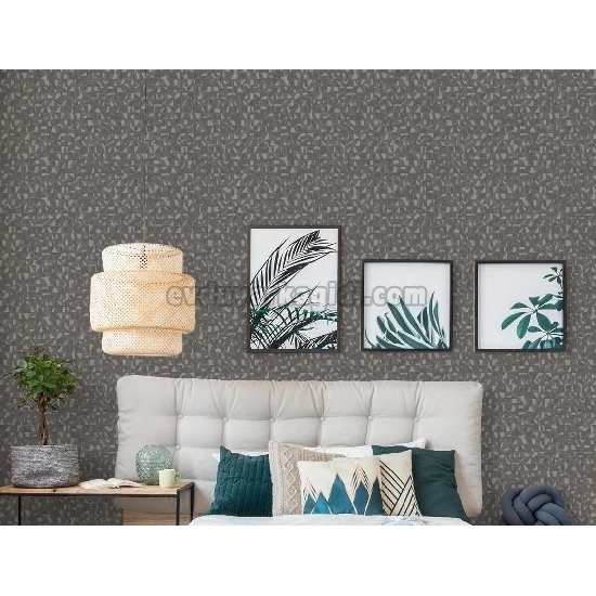 Adawall Vera Koyu Gri Modern Geometrik Desenli 1512-6 Duvar Kağıdı 16.50 M²