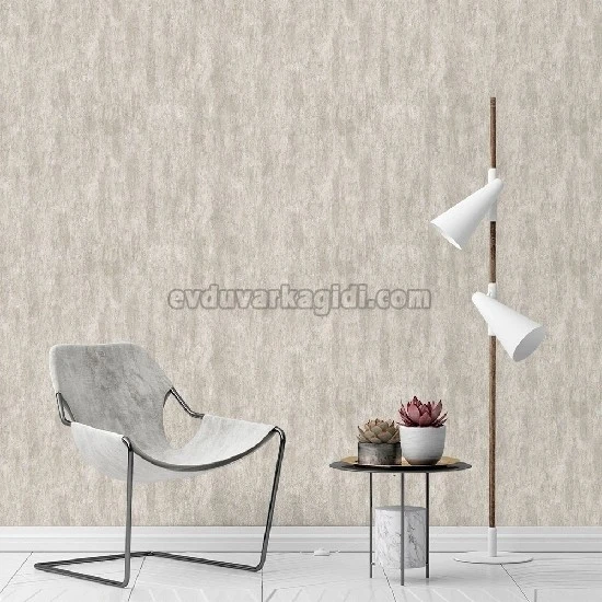 Duka Modern Mood Gümüş Gri Soyut Eskitme Beton Desenli 16123-1 Duvar Kağıdı 16.50 M²